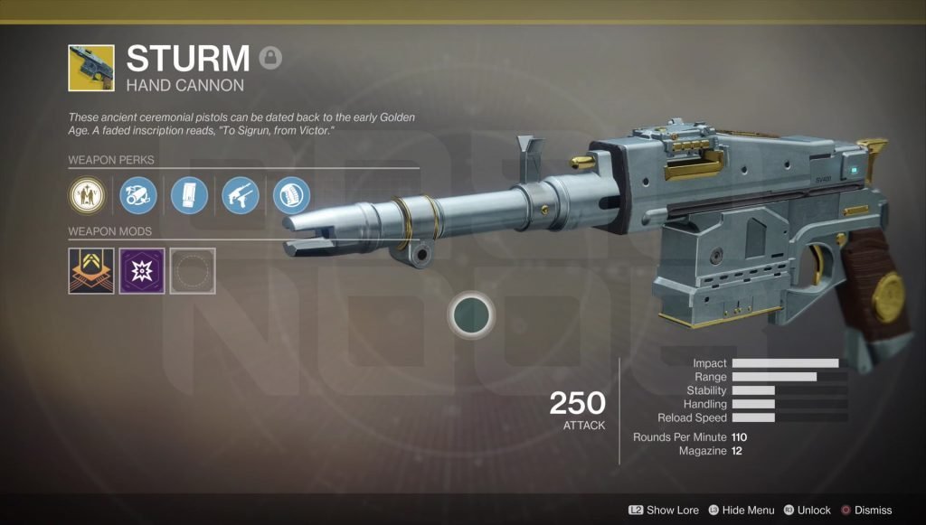 guia de armas exóticas de destiny 2_sturm