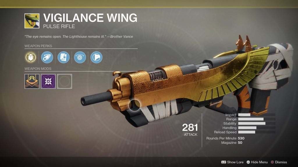 guia de armas exóticas de destiny 2_vigilance wing